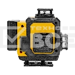 Лазерный уровень мультипризменный Denzel DLV-360-4C, 30 м, зеленый луч, Li-Ion 2,4 Aч, кейс, фото9