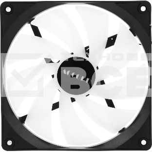 Вентилятор для корпуса Accord ACC-C14 ARGb 140х140x25 черный 3-pin 26дБ (ACC-C14 ARGb BLACK) brown box