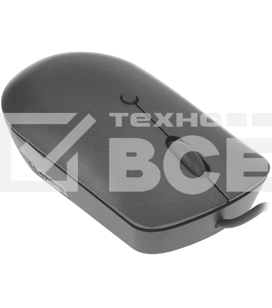 Мышь проводная Lenovo 540 темно-серый, 2400 dpi, USB-C, кнопки - 4