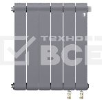 Радиатор Royal Thermo Infinity 500 Silver Satin VR80 - 6 секц., фото2