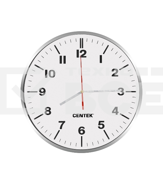 Часы настенные Centek СТ-7100 White