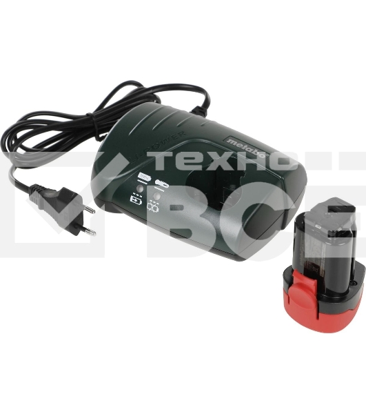 Дрель-шуруповерт аккумуляторная Metabo PowerMaxx SB 600385500, Аккумуляторный, 10,8В, Ударная