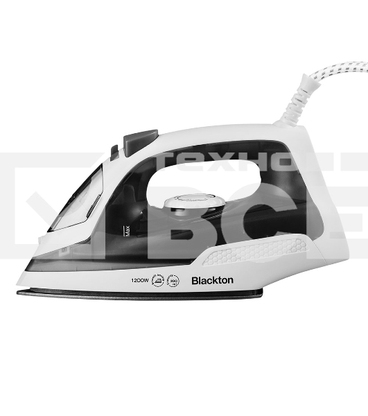 Утюг Blackton Bt SI1110 белый/черный, 1200 Вт, 18 г/мин, 200 мл