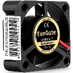 Вентилятор корпусной ExeGate ExtraSilent ES03010S2P, 30x30 мм, 8000 об/мин, 18 дБ, 2-pin, без подсветки, фото3