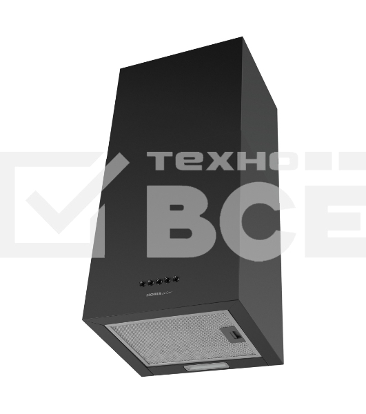 Кухонная вытяжка HOMSair PHLOX Push 40 черный