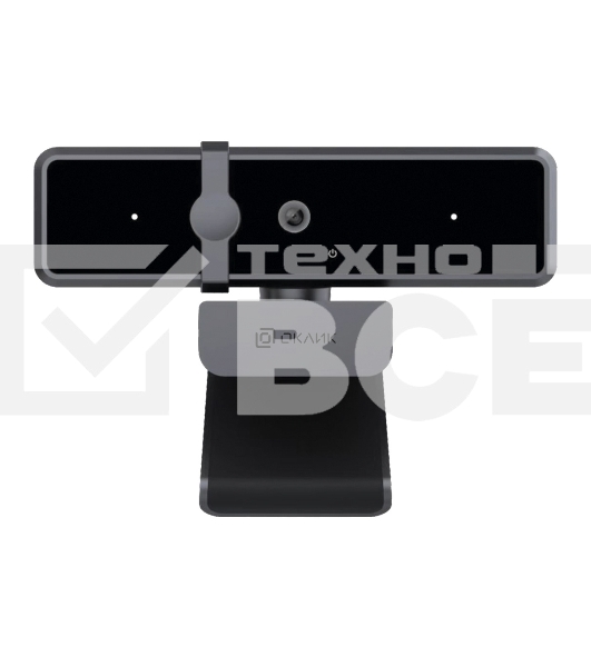 Камера Web Оклик OK-C35 черный 4Mpix (2560x1440) USB2.0 с микрофоном