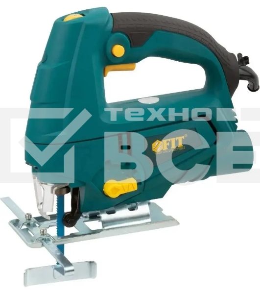 Лобзик FIT JS-601 570 Вт, 0-3000 ход/мин, БзП, маятник, 65 мм, 1,9 кг, рез. накл., коробка
