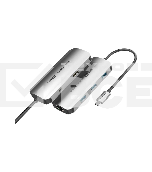 Мультифункциональный хаб Vention USB Type C 6 в 1