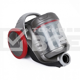 Пылесос BQ VC1606C серо-красный, 420/1600 Вт, уборка сухая, пылесборник контейнер 3 л