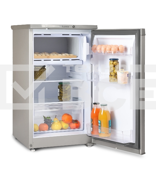 Холодильник Бирюса M408 металлик однокамерный 88/27л морозилка сверху