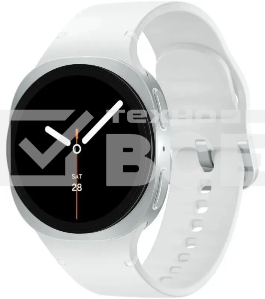 Умные часы Samsung Galaxy Watch 8 LTE 40мм 1.47' Super AMOLED корп.серебристый рем.серебристый (SM-L325FZSACAU)