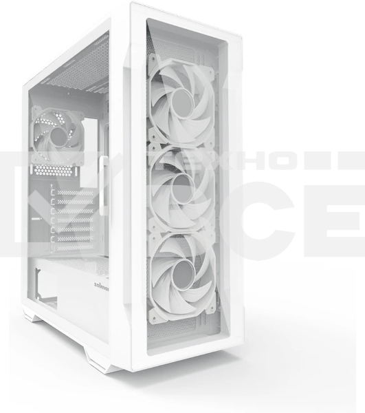 Компьютерный корпус MidiTower Zalman I3 NEO TG White (ATX, front mesh, TG window, USB 2.0 x1, USB 3.0x2, 4x120мм RGb fan, без БП) (I3 NEO TG White)