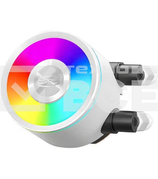 Система охлаждения Water Cooling System PCCooler DA360 Pro ARGb WH (300W, 360мм, белый, ARGb/Fans: 3x120мм, 75.8CFM, 33.7dBA, 2200RPM/Pump height 57мм, 28dBA, 3000RPM, Rad thickness 27мм/S: 1851, 1700, 1200, 20XX, 115X, AM5, AM4)