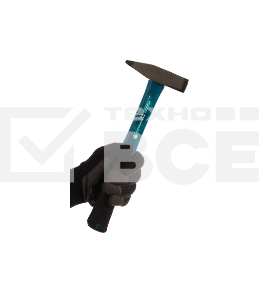 Молоток слесарный Gross 10276 500 г, квадратный боек, фиберглассовая обрезиненная рукоятка