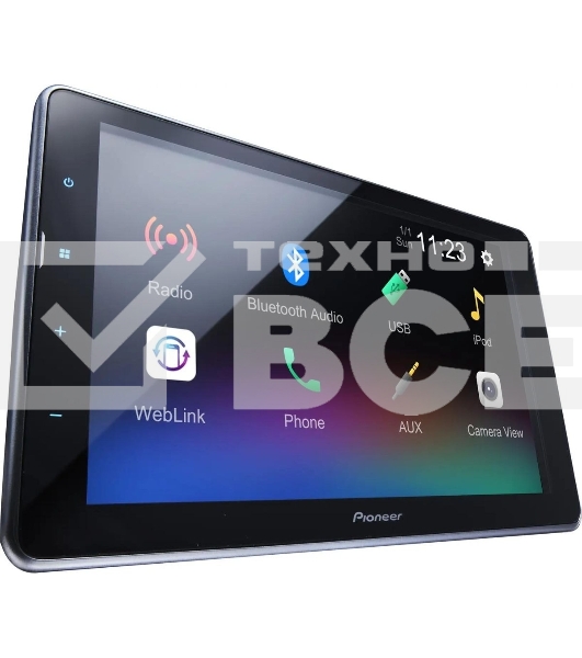Автомагнитола Pioneer DMH-AF555BT 2DIN 4x50Вт AUX 9' 3