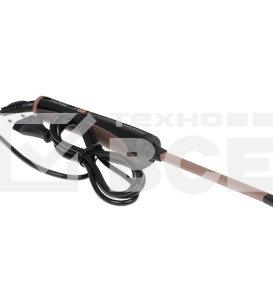 Щипцы для завивки волос Centek CT-2092 черный/коричневый, 9 мм, 200 °C, 1 режим