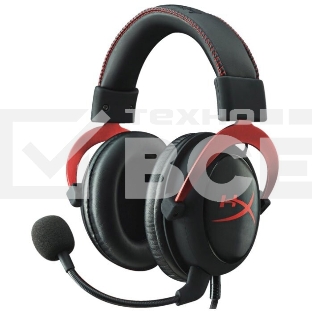 Гарнитура HyperX Cloud II красный, проводная, совместимость с консолями