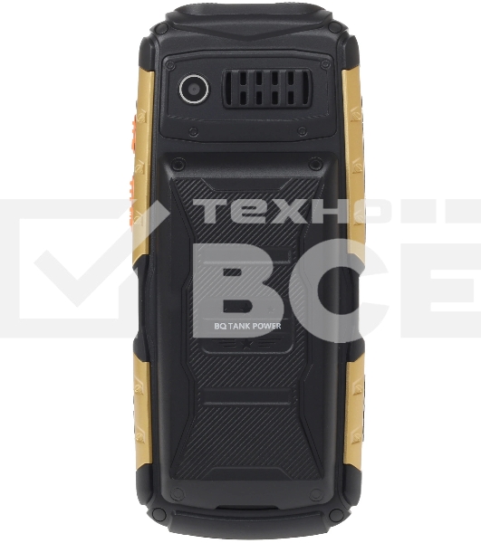 Мобильный телефон BQ 2430 Tank Power черный/золотистый