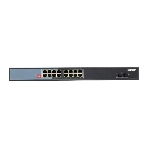 Коммутатор EKF TSX-U-2GX/SFP-16GTP-R, 16×1 Гбит/с PoE + 2×1 Гбит/с SFP, неуправляемый, фото2