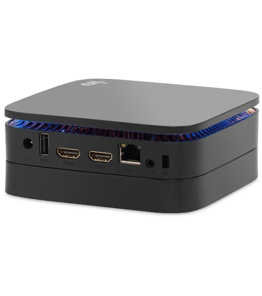 Неттоп IRU 110JLCN Cel N4500 (1.1) 8Gb SSD256Gb UHDG Windows 11 Pro GbitEth WiFi BT черный (2152163)