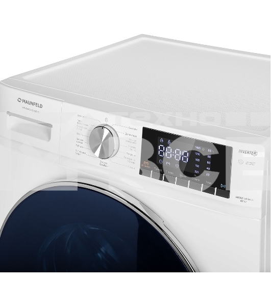 Стиральная машина Maunfeld MFWM1410WH02 белый, загрузка фронтальная 10 кг, 1400 об/мин., класс: А+++