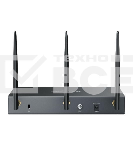 VPN-маршрутизатор TP-Link ER706W Omada с гигабитными портами и поддержкой Wi-Fi AX3000, 1 гиг. SFP WAN/LAN, 1 гиг. RJ45 WAN, 4 гиг. RJ45 WAN/LAN, USB 3.0, до 574 М/с на 2,4 ГГц + до 2402 М/с