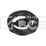 Удлинитель-шнур PROconnect ПВС 3х0,75 мм², 10 м, с/з, 6А, 1300 Вт, IP20, черный, фото 1