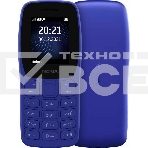 Мобильный телефон NOKIA 105 TA-1416 DS EAC2+ 4/4Mb синий, фото 1