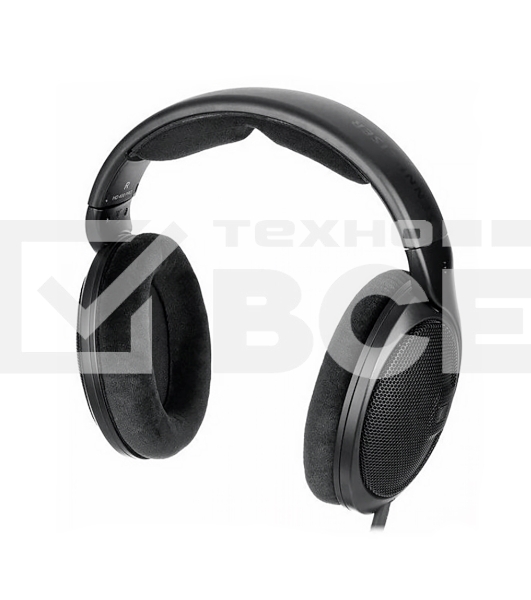 Проводные наушники Sennheiser HD 400 PRO черный, полноразмерные, Jack 3.5/6.3 мм