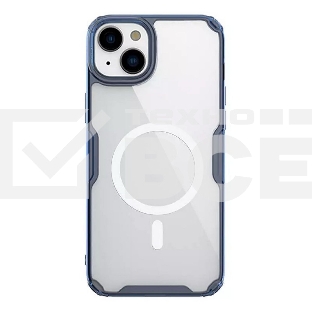 Чехол Nature TPU Pro Magnetic Case, синий, (AP IP15 Plus)