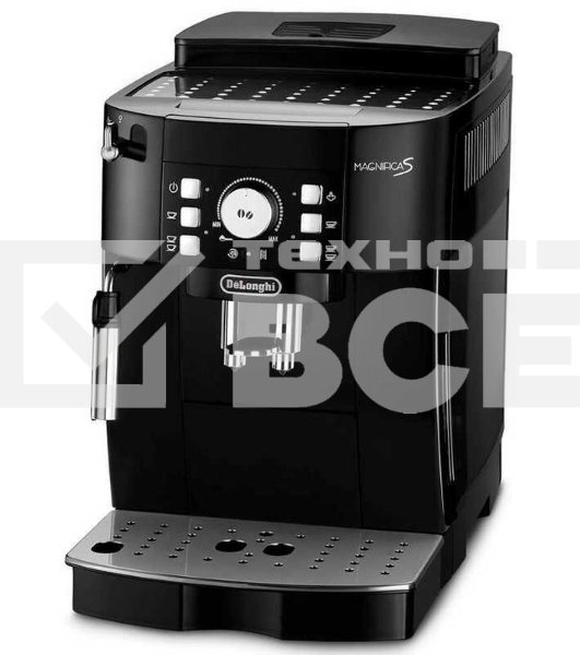 Кофемашина автоматическая DeLonghi ECAM21.117.B черный, исп. кофе - зерновой/молотый, 1.8 л, 1450 Вт, 15 Бар