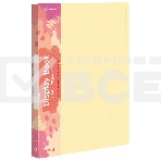 Папка с 20 прозр.вклад. Бюрократ Pastel PAST20YEL A4 пластик 0.5мм торц.карм с бум. встав желтый, фото 1
