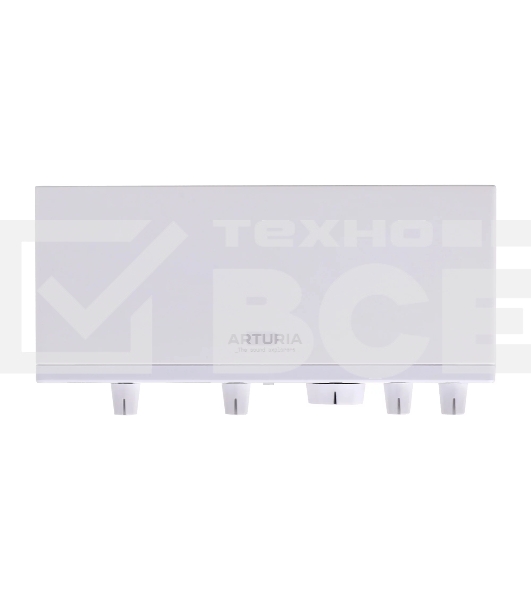 Аудиоинтерфейс USB Arturia MiniFuse 2 White [800112] 24бит/192кГц, два комбинированных входа XLR-1/4 (микрофонный / линейный / инструментальный уровень) с фантомным питанием +48 В, выходы на монитор (L/R Jack), выход для наушников, MIDI In/Out