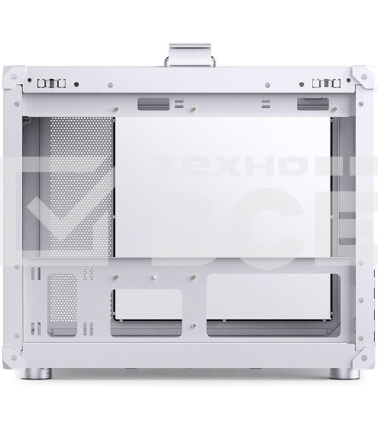 Корпус без блока питания JONSBO C6 MAX Handle, Mini-Tower, TG, no fan, 1xUSB-A 3.0 + 1xUSB-C 3.1, mATX, mITX White