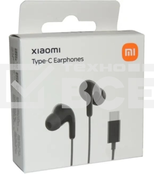 Наушники Xiaomi Type-C Earphones черный M2413E1