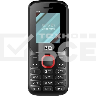 Мобильный телефон BQ 1848 Step+ черный/красный