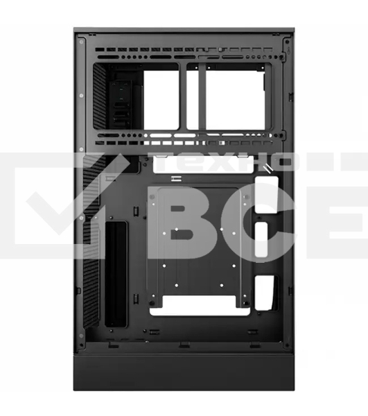 Компьютерный корпус MiniTower Deepcool CH270 черный (Mini-ITX, без БП, 2*Type A+USB Type-C) (R-CH270-BKNDM0-G-1)