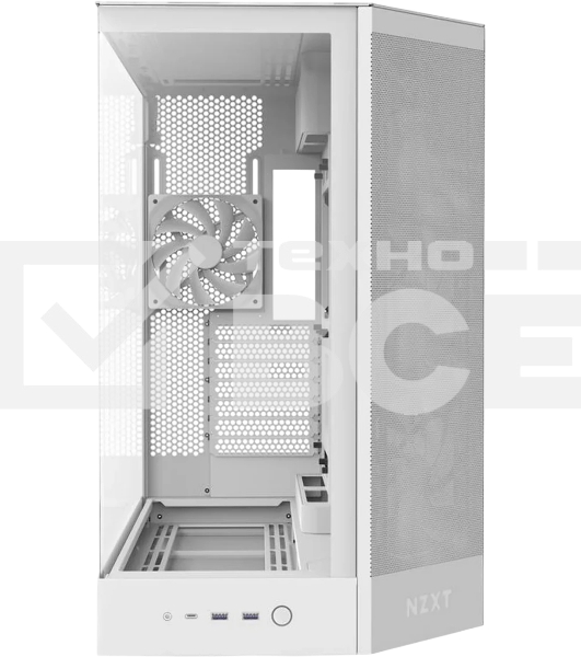 Компьютерный корпус без блока питания Case NZXT H9 Flow RGb+ (2025), Midi-Tower, TG, 6x140мм RGb + 1x120мм RGb, 2xUSB-A 3.2 + 1xUSB-C 3.2, E-ATX, ATX, mATX, mITX белый