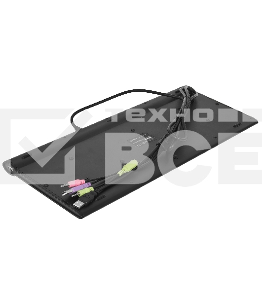 Клавиатура проводная A4Tech KLS-7MUU USB серебристый/черный