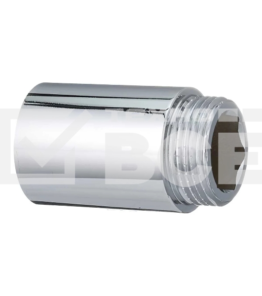 Удлинитель Aquadeel НВ 1/2'x10 мм, хромированный BFC-008-101