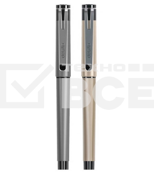 Ручка гелевая Deli S96 ассорти, d=0.7мм, черные чернила, линия 0.55мм