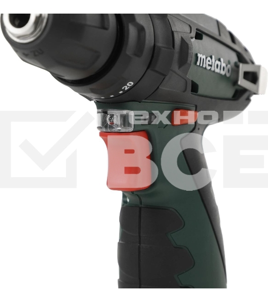 Дрель-шуруповерт аккумуляторная Metabo PowerMaxx SB 600385500, Аккумуляторный, 10,8В, Ударная