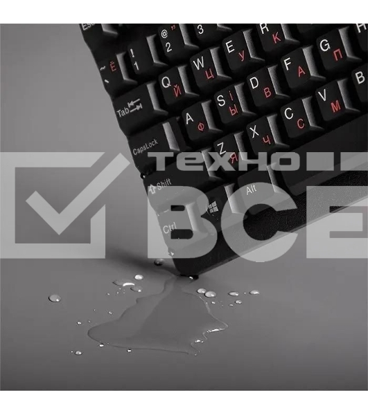 Клавиатура SVEN Standard 301 проводная, USB Type-A, чёрный