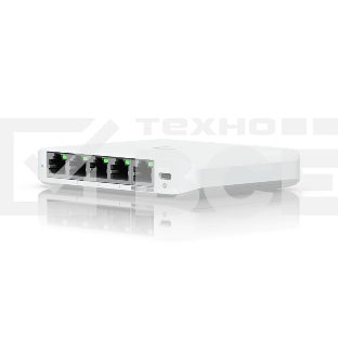 Коммутатор Ubiquiti UniFi Switch Flex Mini 2.5G Compact, 5-port 2.5G switch that can be powered with PoE or a USB-C adapter.