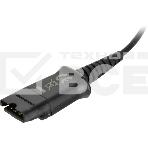 Гарнитура Plantronics EncorePro EP310 QD чёрный, проводная, фото2