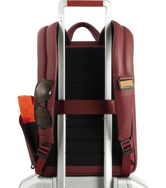 Рюкзак мужской Piquadro Russel CA6767W137/CU красное дерево кожа