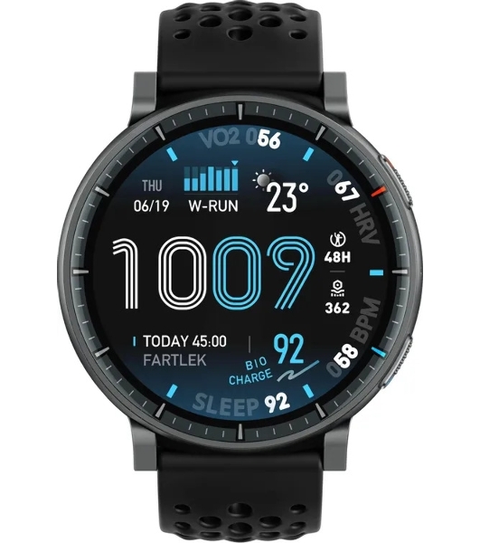Умные часы Amazfit Active Max A2557, 1.5' AMOLED, Wi-Fi, Bluetooth, NFC, 5ATM, черный