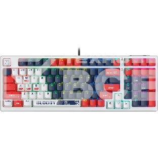 Клавиатура A4Tech Bloody S98 Sports Navy BLMS Plus проводная USB синий/белый