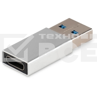 Адаптер Buro ver3.0 USB A(m) USB Type-C (f) (BU-USB3-AM-CF) серебристый