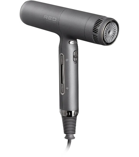 Фен Red Solution F582 серый/серебристый, 1500 Вт, ионизация